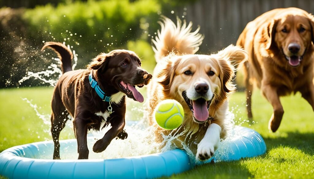 labrador retriever and golden retriever