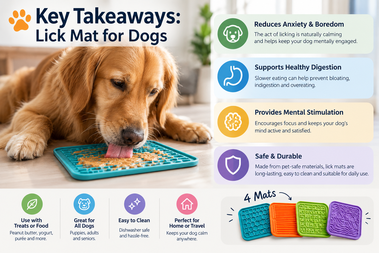 Best lick mat for dogs: 4 mats compared