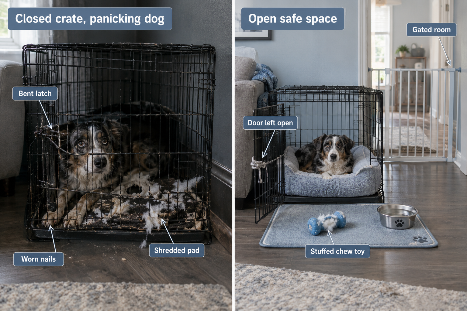 Common mistakes when treating dog separation anxiety