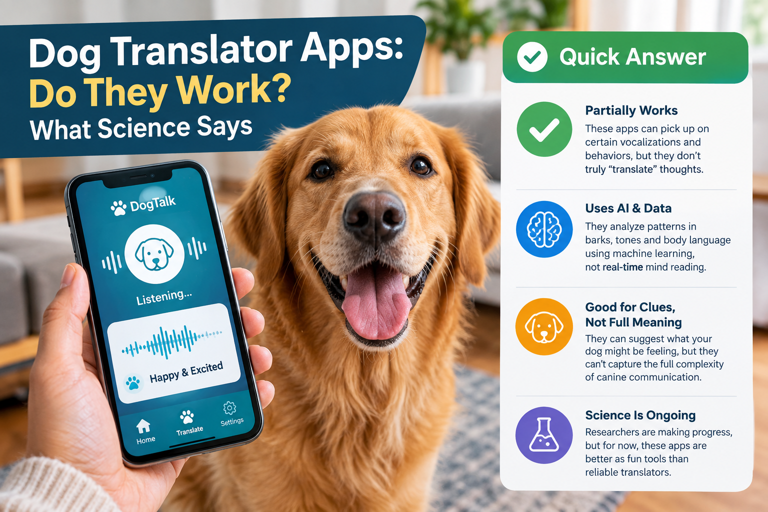 Do dog translator apps actually work?