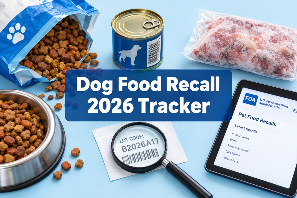 Dog Food Recall 2026 Tracker: FDA Notices, Lots, and UPCs