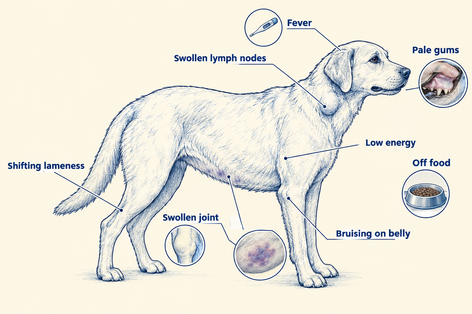 How do I know if my dog has a tick borne disease?