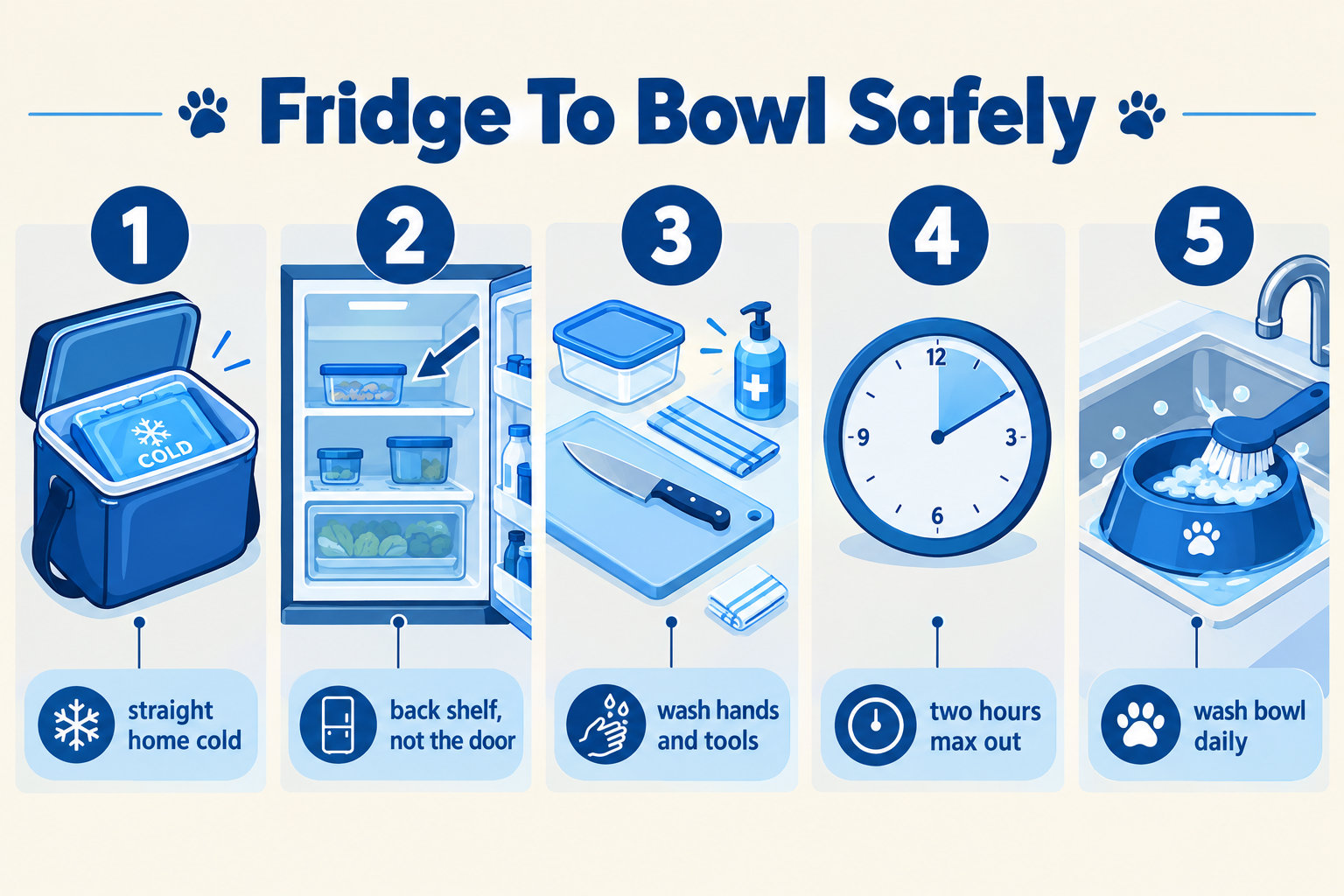 How long does refrigerated dog food last after opening?