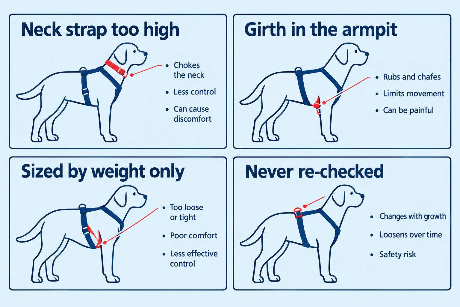 How to fit a dog harness in 5 steps