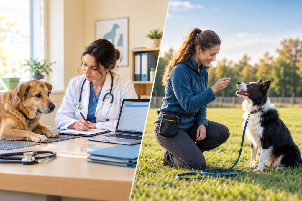 Veterinary Behaviorist vs Dog Trainer: 6 Signs Training Won't Fix