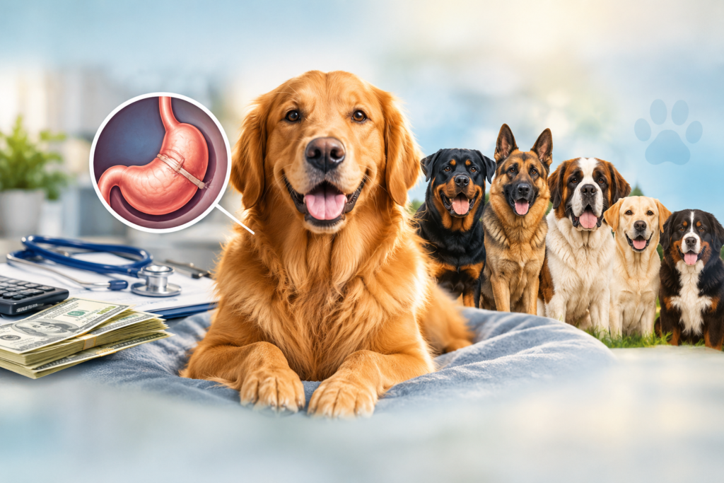 Dog Gastropexy: Real Costs and 5 Breeds It Protects Most