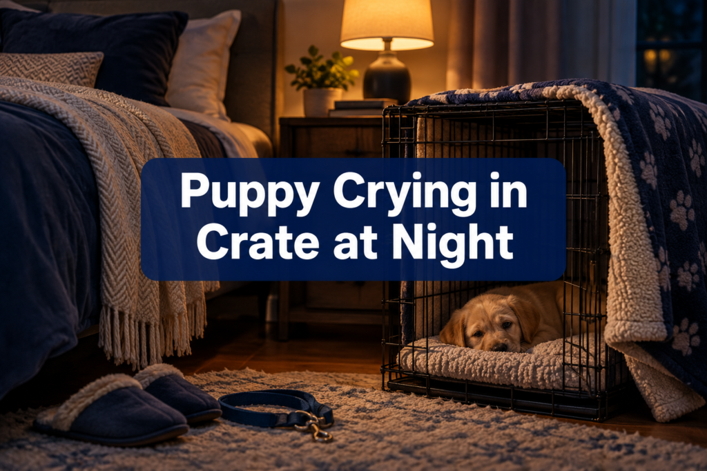 Puppy Crying in Crate at Night: 7 Gentle Fixes That Help