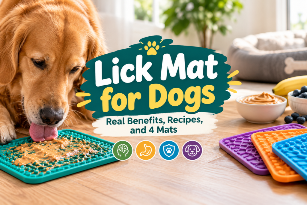 Lick Mat for Dogs: Real Benefits, Recipes, and 4 Mats