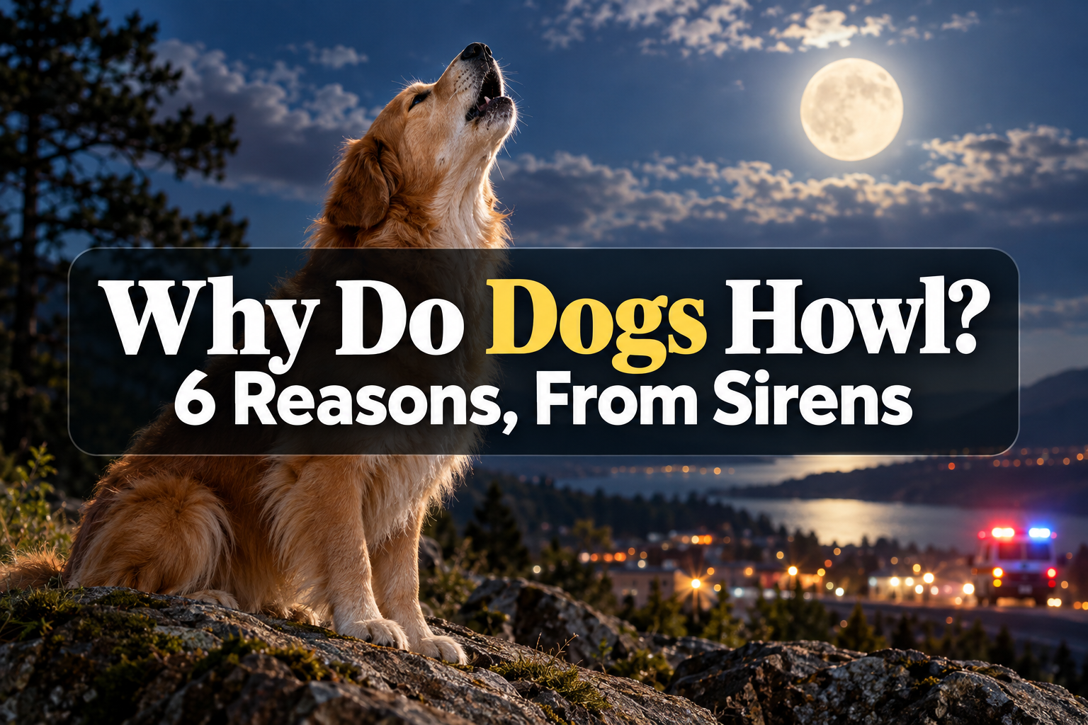 Why Do Dogs Howl? 6 Reasons, From Sirens to Loneliness