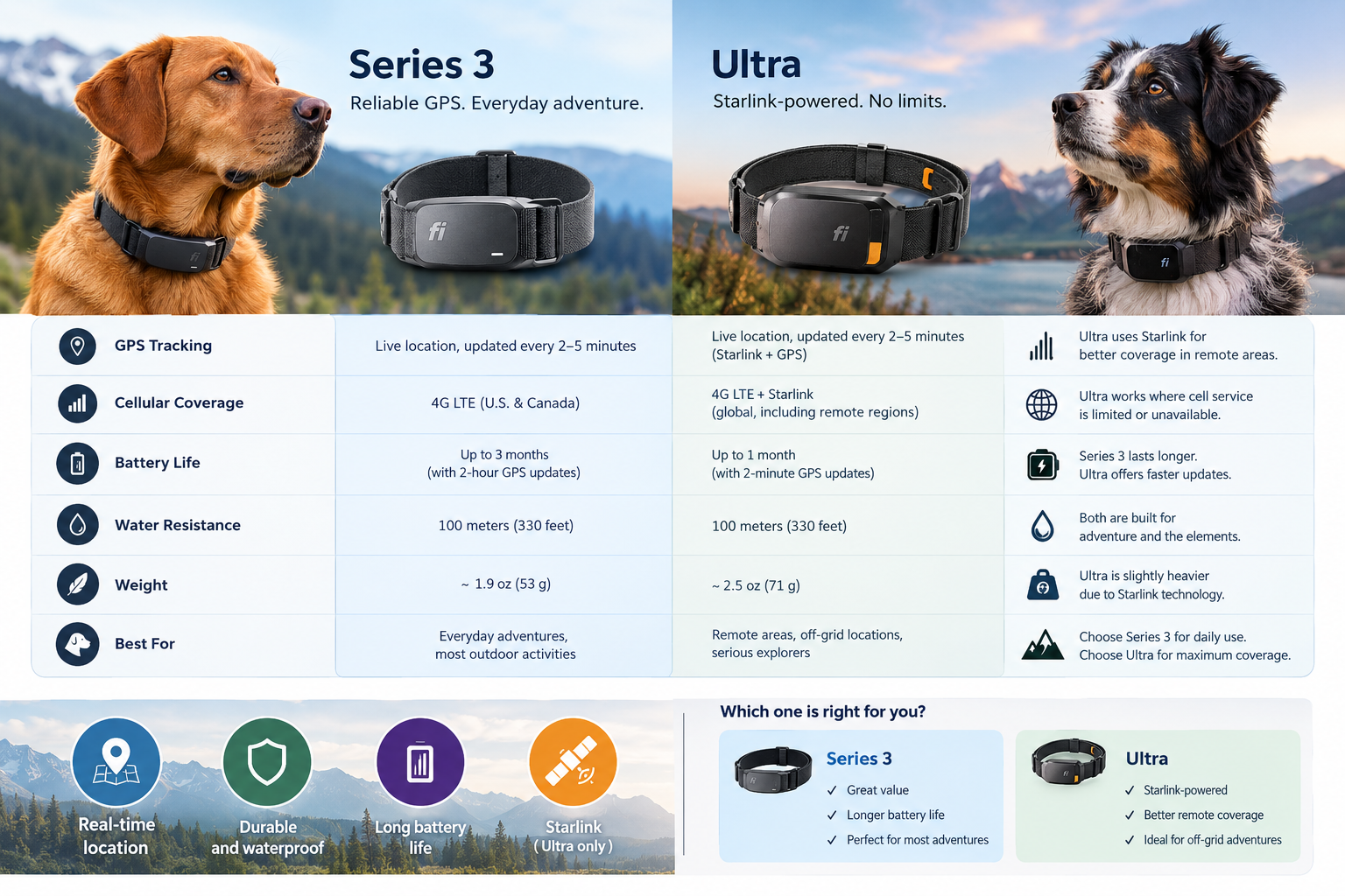 What are the best GPS collar alternatives to Fi?