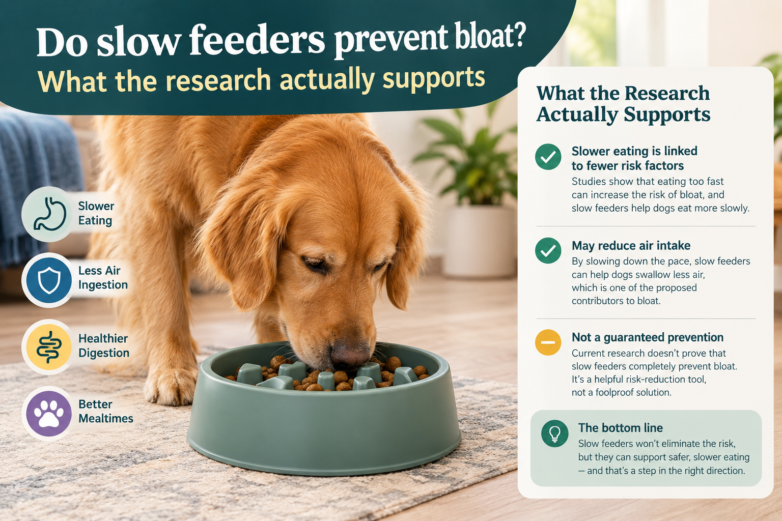 What are the downsides of slow feeder bowls?