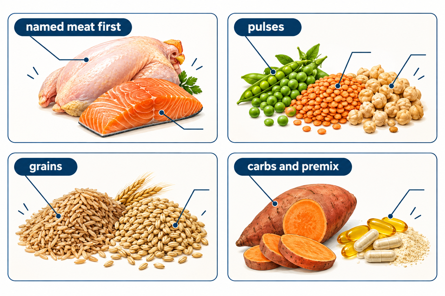 What is Kirkland dog food made of, and who makes it?