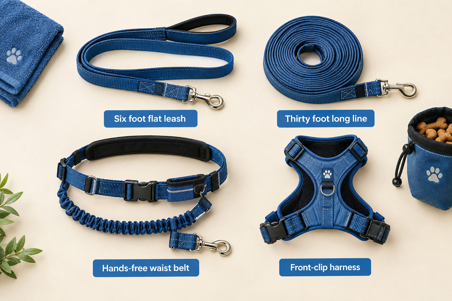 What kind of leash do vets and trainers recommend instead?