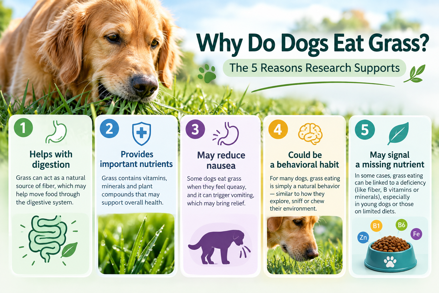 When should I worry about my dog eating grass?