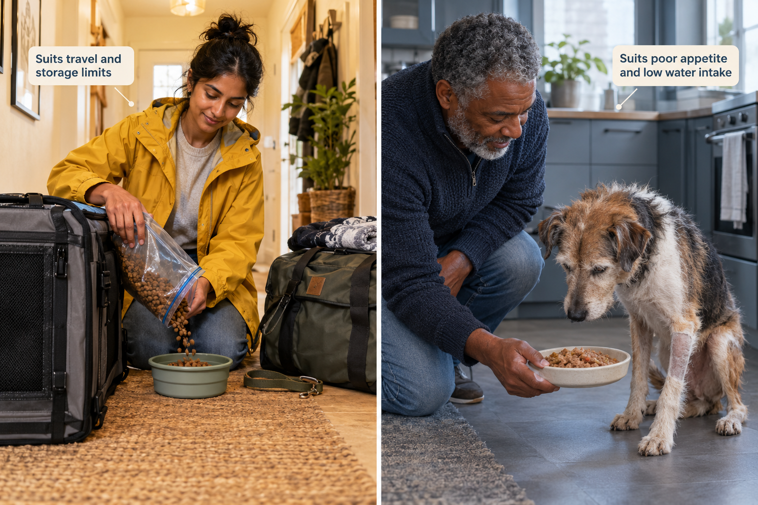 Who should stick with kibble, and who might benefit from fresh?