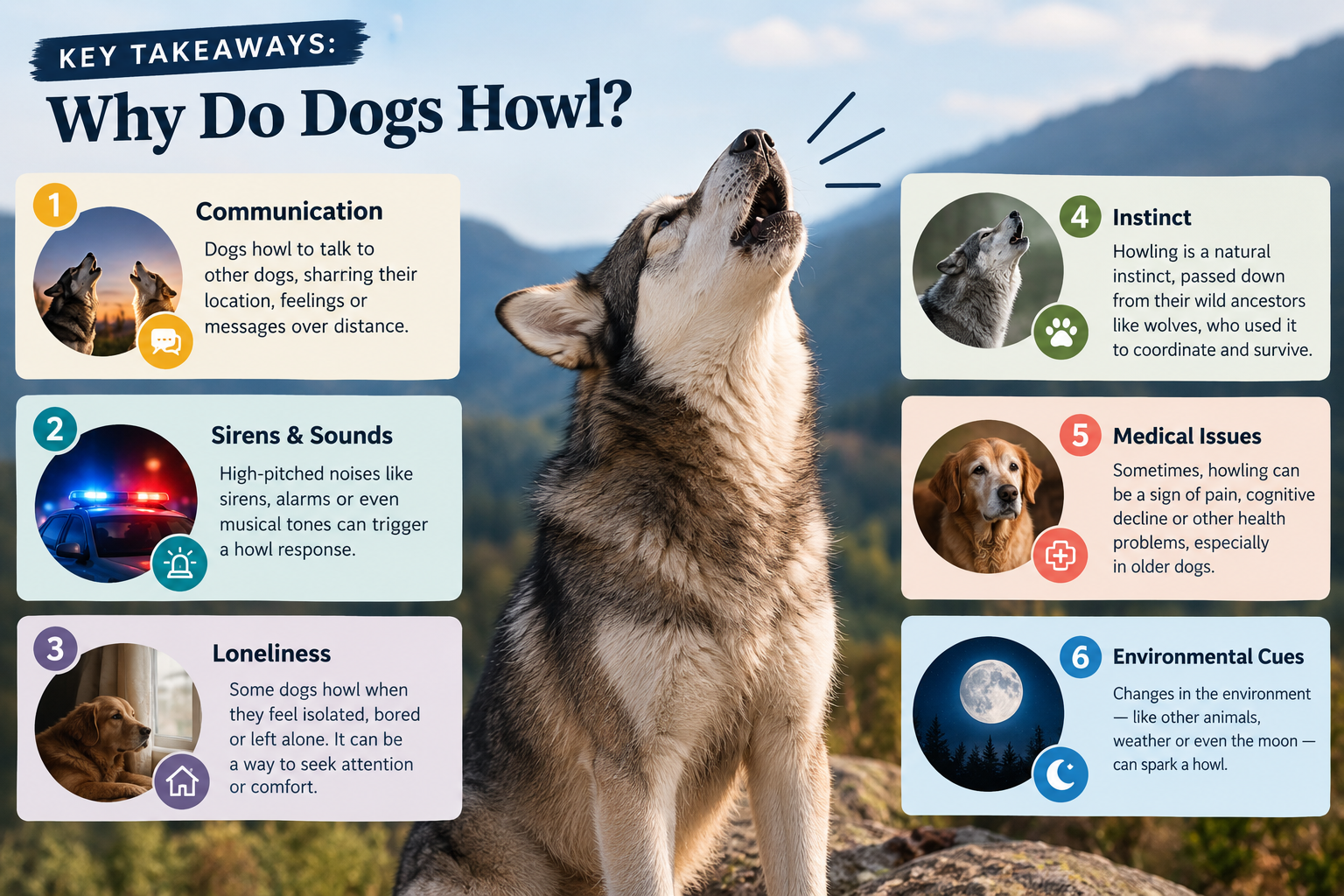 Why do dogs howl at sirens? What the research shows