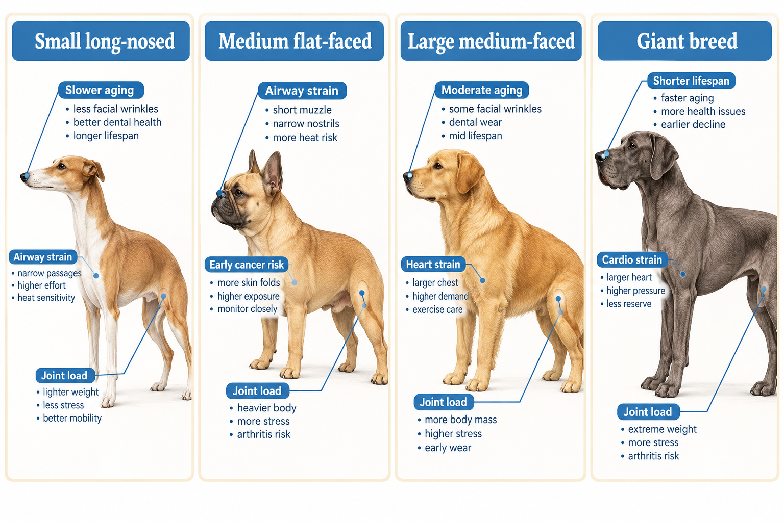 Why do small dogs live longer than big dogs?